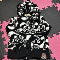 パンダ柄フード付きアウター 95cm未満