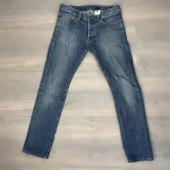 H&M デニムパンツ ボタンフライ ブルー メンズのサムネイル