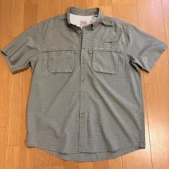 L.L.Bean チェック柄シャツ　ポリ100% Lサイズ