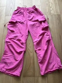 ピンク ワークパンツ