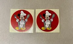 【限定品】ディズニーリゾート　レストラン　ミッキーシール　シェフ