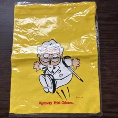 ケンタッキー　フライドチキン　カーネルサンダース　イエロー　巾着のサムネイル