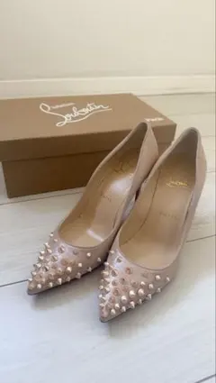 Christian Louboutin スタッズ付きハイヒールパンプス