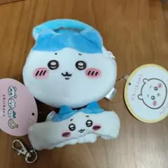 ちいかわ ハチワレ ぬいふわトートミニ　 リストバンドキーホルダーのサムネイル