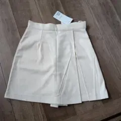 新品未使用 DISCOAT ディスコート キュロットスカート オフホワイト M