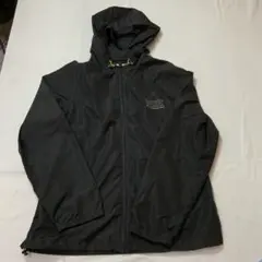 DIESEL ディーゼル ナイロンジャケット ジップアップ フーディ ブラックL