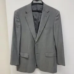 美品＊Burberryバーバリーシルク混ジャケット＊グレー