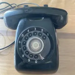 ダイヤル式黒電話 600-A1 1968年製 - メルカリ