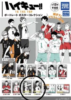 ハイキュー　ポートレートポスターコレクション　梟谷　木兎光太郎　赤葦京治