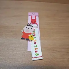 新品 みんなのたあ坊 ロゴ刺繍タグキーホルダー