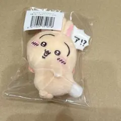 E賞ぬいぐるみバッジ（ハァ！？）　ちいかわ　うさぎだらけくじ
