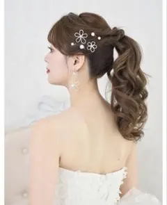 花モチーフヘアアクセサリーセット　MA268 ANNANWEDDING