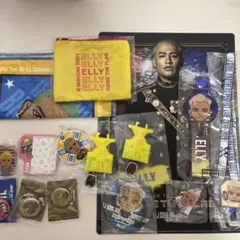 ELLY クリアファイル 缶バッジ