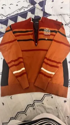 Munsingwear オレンジニット Lサイズ