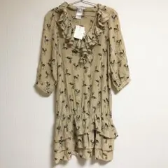 ポールアンドジョー バンビ シカ 鹿 シフォン ブラウス ワンピース シャツのサムネイル