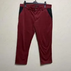 【GOLDENPRIX】ゴールデンプリックス　ゴルフロングパンツ　エンジ　XL