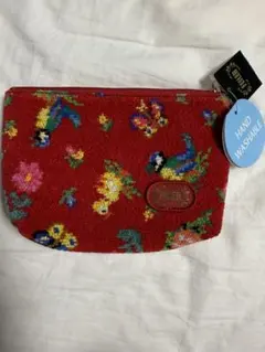 新品未使用　feiler ポーチ　ハイジ　赤