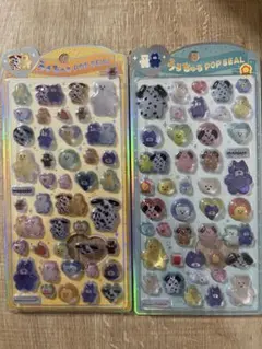 正規品　うるちゅる　ポップ　シール　モジョジョジョ　mojojojo