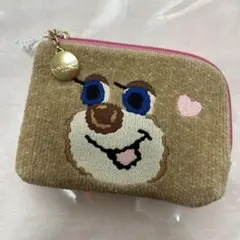 匿名配送☆新作 ラブラリー 神戸 タータンテディ チャームポーチ