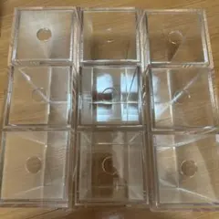無印良品 アクリル 引き出し式小物収納 ペンスタンド 6個セット - メルカリ