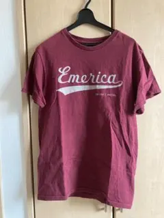 Emerica Tシャツ バーガンディ
