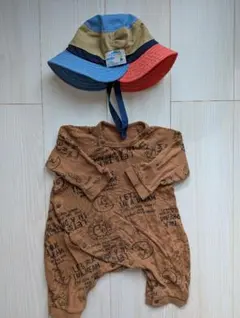 BREEZE✴ロンパース80cm＆帽子セット