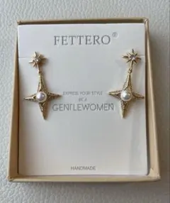 ⭐️新品未使用⭐️FETTERO 星型 ピアス ゴールド　箱付き