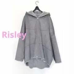 ★美品★RISLEY★リズレーリバーシブルフェイクムートンフードコートF
