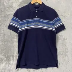 【L1393】 Eddie Bauer 半袖ポロシャツ サイズS ネイビーのサムネイル