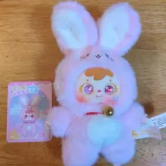 三小毛（Samuel）招財兔宝楽園　ピンク キラ目 レア目 2種目