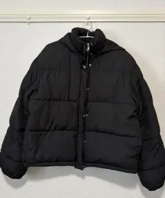 INGNI イング 黒 ショート丈 ダウン ジャケット フード付き レディース