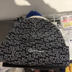 Supreme ニット帽・ビーニー 黒・白