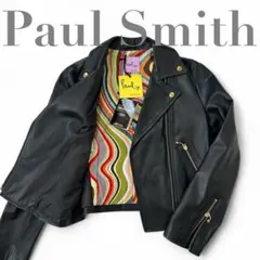 【美品】ポール スミス 羊革 レザー ライダース ジャケット レディース 2025年最新】Paul Smith レディース レザージャケット