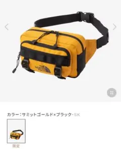 THE NORTH FACE ショルダーバッグ イエロー/ブラック