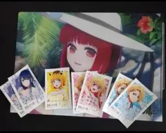 推しの子 クリアファイル 有馬かな & ステッカー アクア ルビー MEMちょ