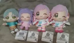キミとアイドルプリキュア コロっとまんまるプリフェイスぬいぐるみ 4点セット