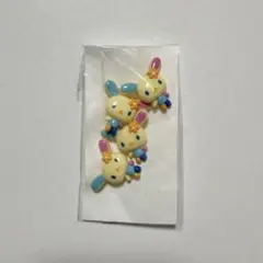 ウサハナ ボタン ネイルパーツ 4点セット