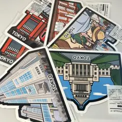 ご当地フォルムカード 東京 TOKYO 6枚 コレクション 未使用