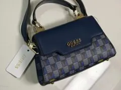 GUESS ショルダーバッグ ネイビー 2way