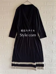 東京スタイル｜Style com｜スタイルコム｜カシュクール 七分袖 ワンピースのサムネイル