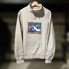 ポルトガル製 Parra ハーフジップ zip up スウェット L 刺繍のサムネイル