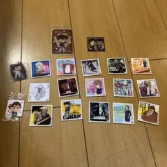 名探偵コナン　ステッカー、キーホルダー、カードセット