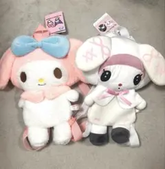 マイメロディー　リュック型ぬいぐるみ2点