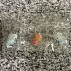 ハローキティ めじるしアクセサリー　天使キティ　日焼けキティ　新品 3個セット