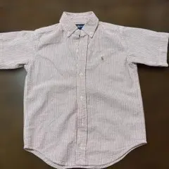 送料込　ラルフ・ローレン 半袖シャツ ストライプ　サイズ120