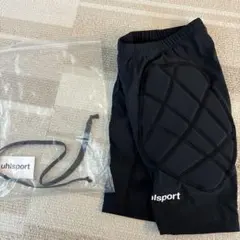 未使用120cm〜130cm uhlsportGKインナースパッツ ブラック4Sのサムネイル