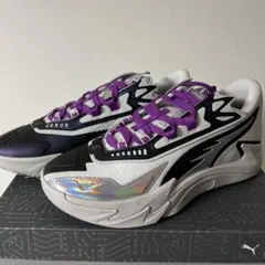 PUMA ZEROS バスケットボールシューズ ホワイト/ブラック/パープル