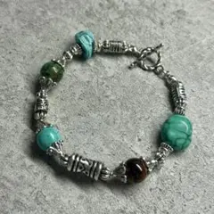 インディアンジュエリー　ターコイズ　ブレスレット　ナバホ