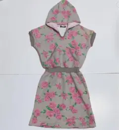 薔薇柄　ワンピース　130cmのサムネイル