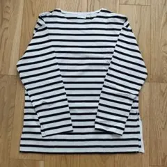 green label relaxing ストライプ長袖Tシャツ